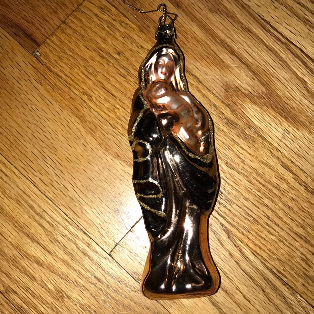 VINTAGE VIRGIN Mary and Child Ornament